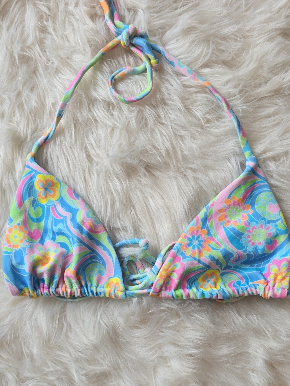 Frankie's Bikini Harlow Terry-Enzo Terry Bikini Top SIZE 2X